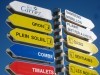 Spring Skiing in Le Grand Massif - signpost