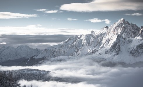 Skiing in 3 Zinnen - amazing scenery
