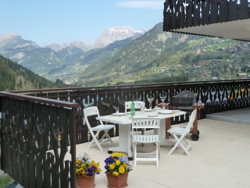 Spacious private terrace