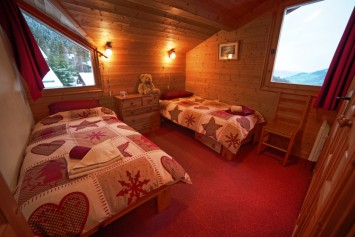 Chalet Leman twin room