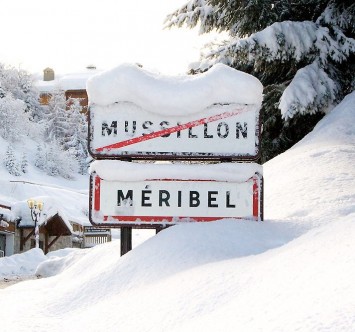 Entering Meribel