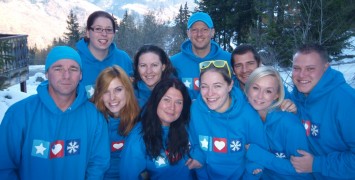Fun friendly Snow Retreat team
