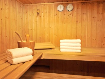 Sauna at Chalet Levett, large ski chalet in St Anton, Austria