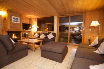 Ski Amis Chalet Delfina Living Room
