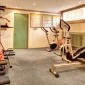 Aravis Lodge - the gym with cardio machines and weights