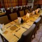 Aravis Lodge - the large and cosy dining room