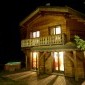 Ski Amis Chalet Morgane at Night